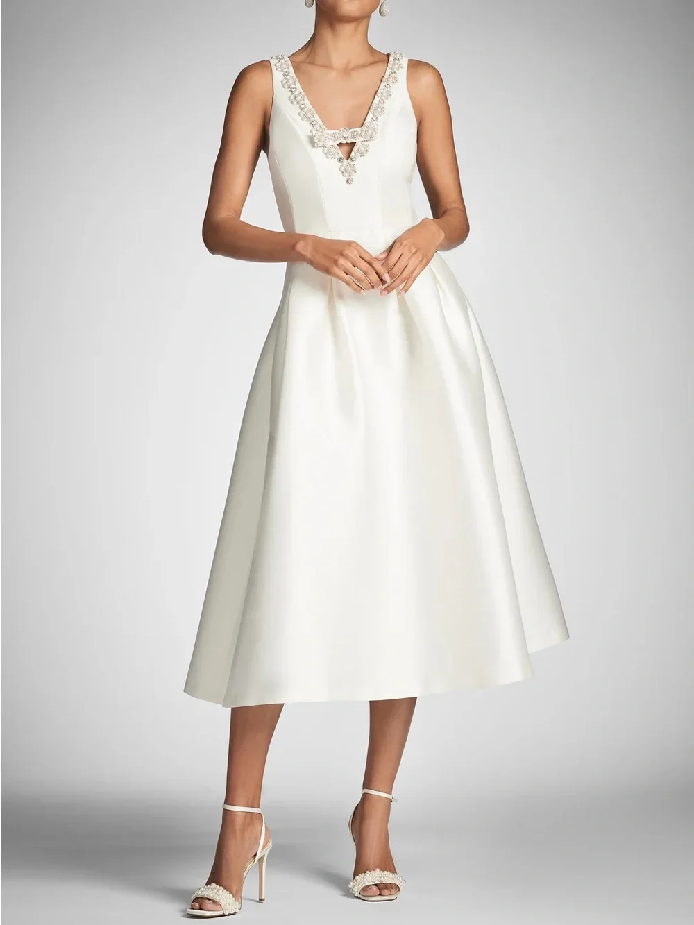 Anthropologie BHLDN Sachin + Babi Millie Embellished Wedding Bridal Dress - Picture 2 of 7
